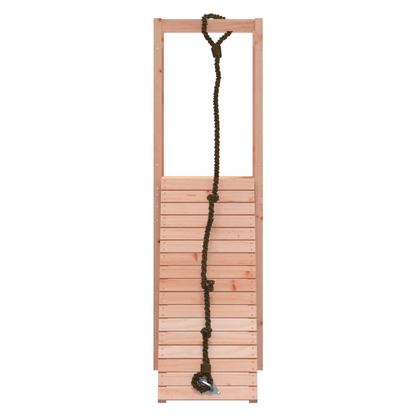Playhouse with Climbing Wall Solid Wood Douglas