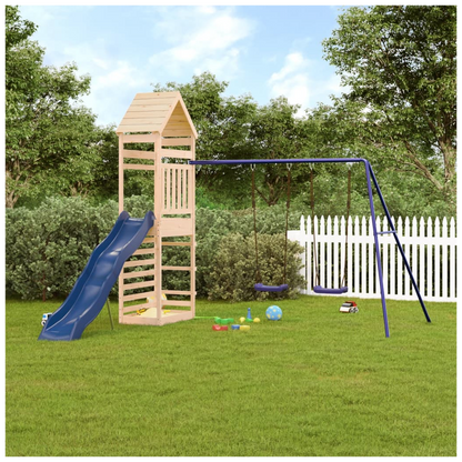 Outdoor Playset Solid Wood Pine