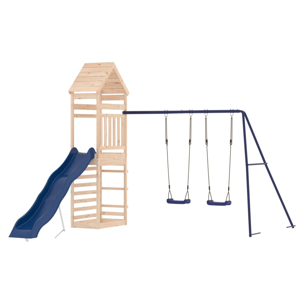 Outdoor Playset Solid Wood Pine