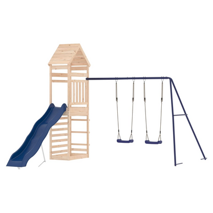 Outdoor Playset Solid Wood Pine