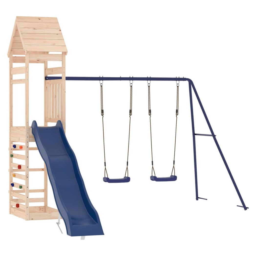 Outdoor Playset Solid Wood Pine