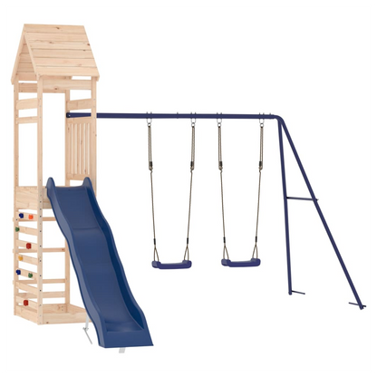 Outdoor Playset Solid Wood Pine