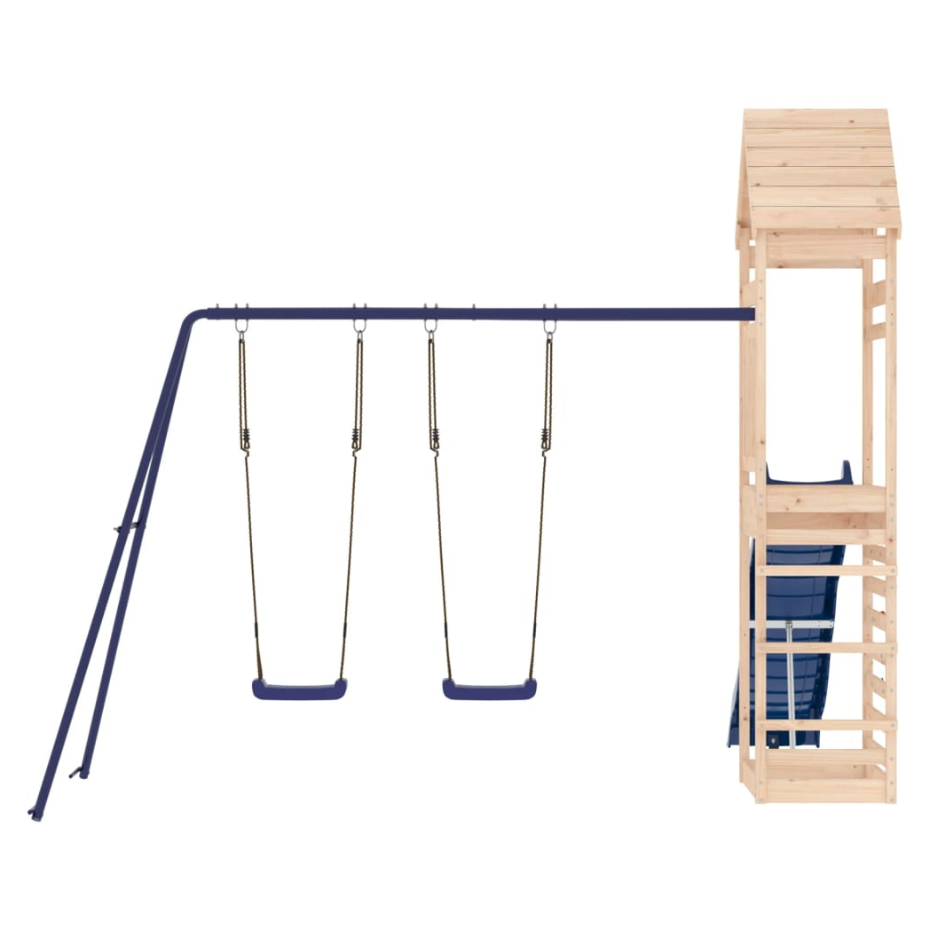 Outdoor Playset Solid Wood Pine