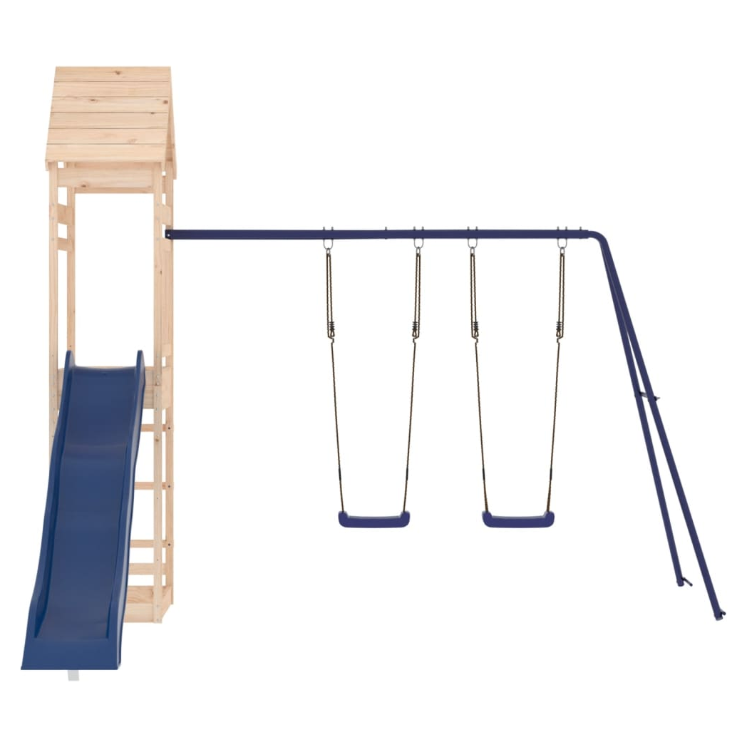 Outdoor Playset Solid Wood Pine