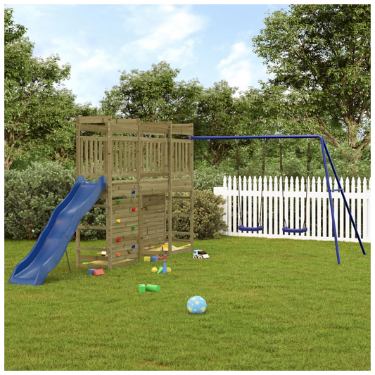 Outdoor Playset Impregnated Wood Pine