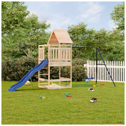 Outdoor Playset Solid Wood Pine