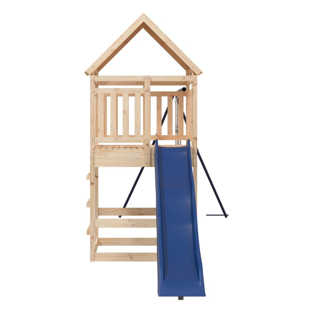 Outdoor Playset Solid Wood Pine