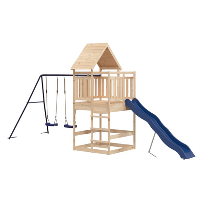 Outdoor Playset Solid Wood Pine