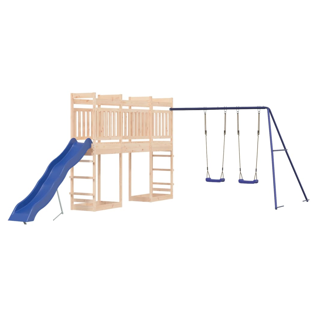 Outdoor Playset Solid Wood Pine