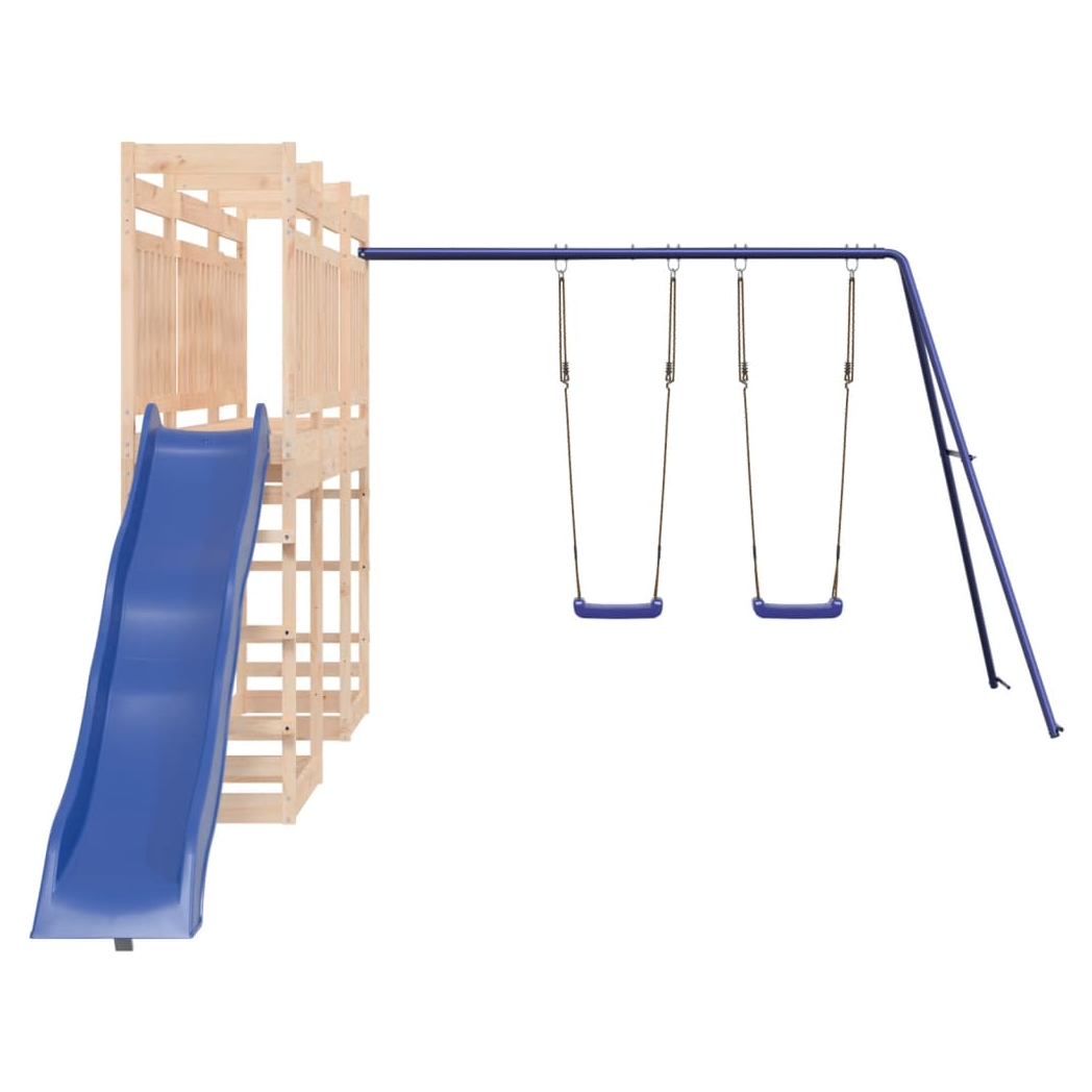 Outdoor Playset Solid Wood Pine