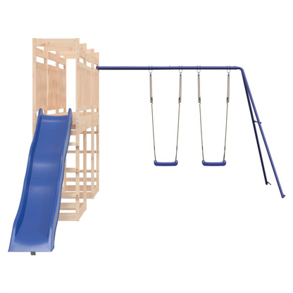 Outdoor Playset Solid Wood Pine