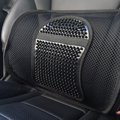 Super Comfort Mesh Lumbar Back Seat Support System with Massage Nodes