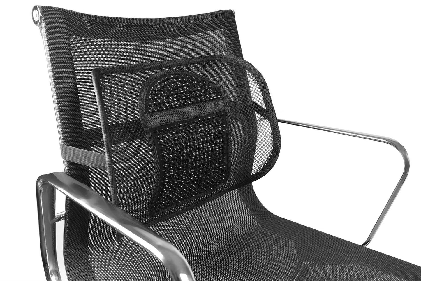 Super Comfort Mesh Lumbar Back Seat Support System with Massage Nodes