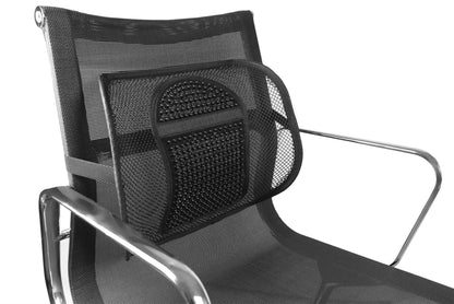 Super Comfort Mesh Lumbar Back Seat Support System with Massage Nodes