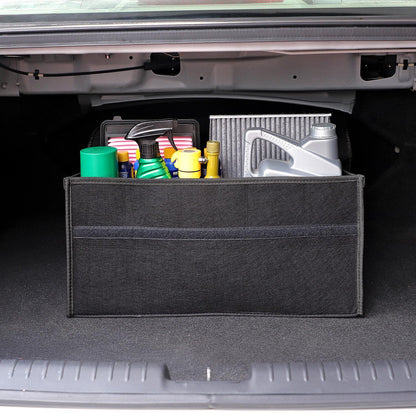 Black Large Anti Slip Car Trunk Boot Storage Organiser Case Tool Bag