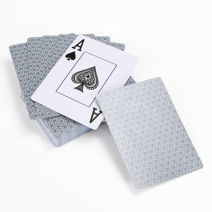 Traditional Check Poker Casino Plastic Coated Playing Cards 2 Decks