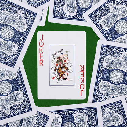 Traditional Motorbike Poker Casino Plastic Coated Playing Cards 6 Decks