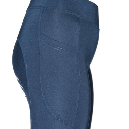 Horse Riding Tights Ladies Silicon Riding Leggings Breeches Ladies Navy 14-30''