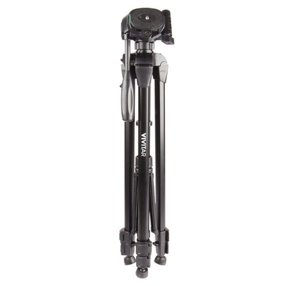 Vivitar VIV-VPT-3662 Professional Tripod with 3-Way Fluid Pan Head (62 Inches)