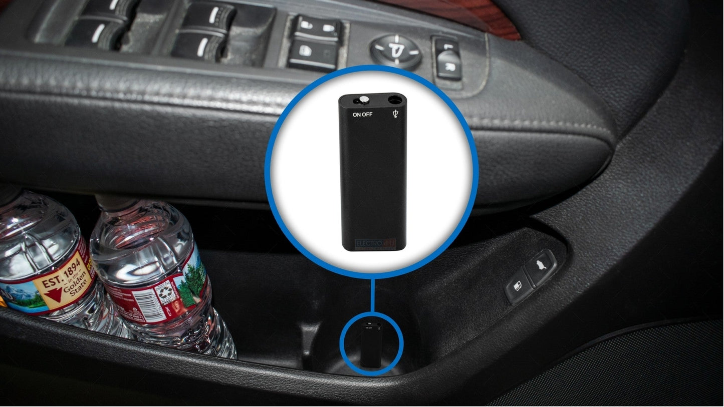 Easy Recharge USB Thumb Covert Drive MIC REC Portable Audio REC