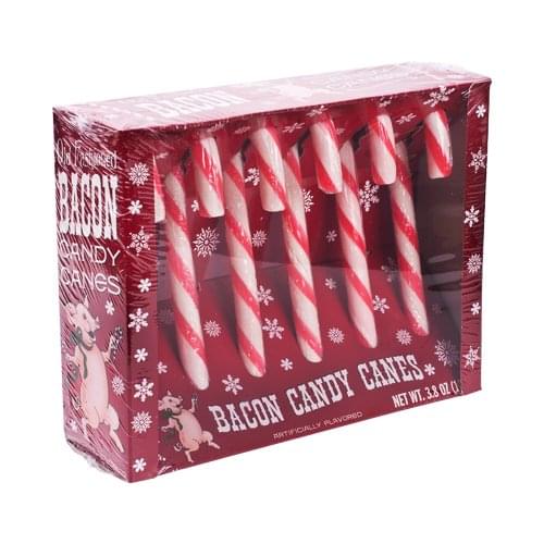 Bacon Flavored Candy Canes