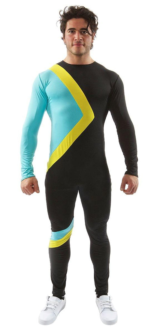Adult Jamaican Bobsleigh Costume Jumpsuit Medium