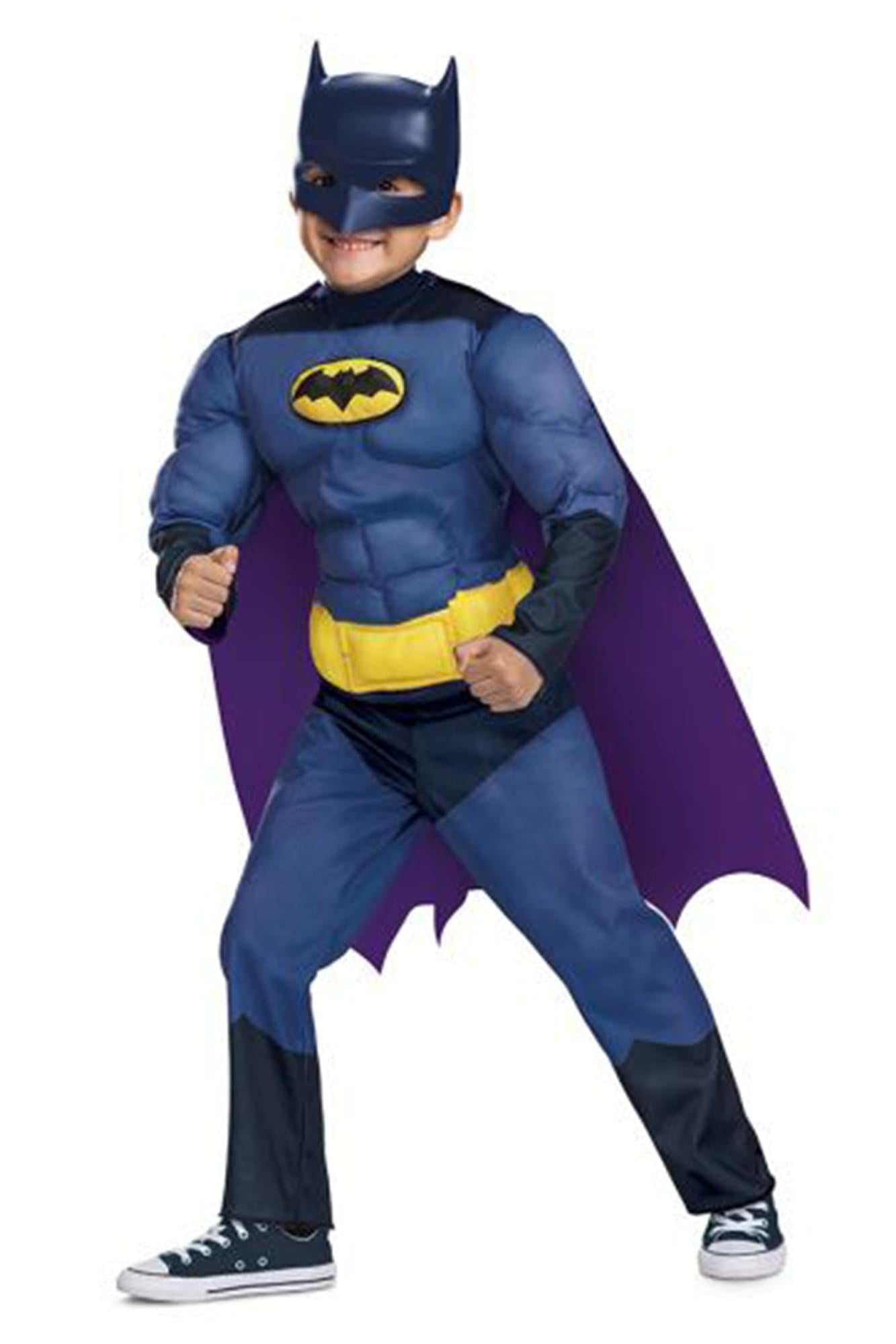 DC Batwheels Batman Classic Child Muscle Costume | Small (4-6)