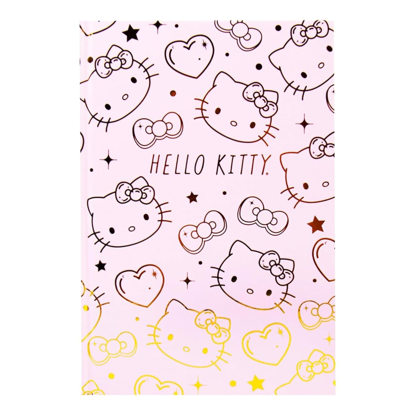 Sanrio Hello Kitty Pink & Gold Foil Hardcover Journal | 87 Lined Pages