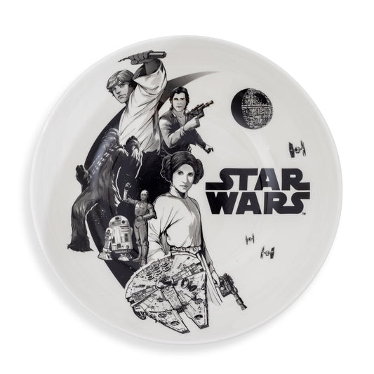 Star Wars Collage 9-Inch Ceramic Coupe Dinner Bowl