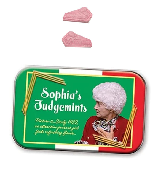 The Golden Girls Stay Golden Mints In Collectible Tin | Sophia's Judgemints
