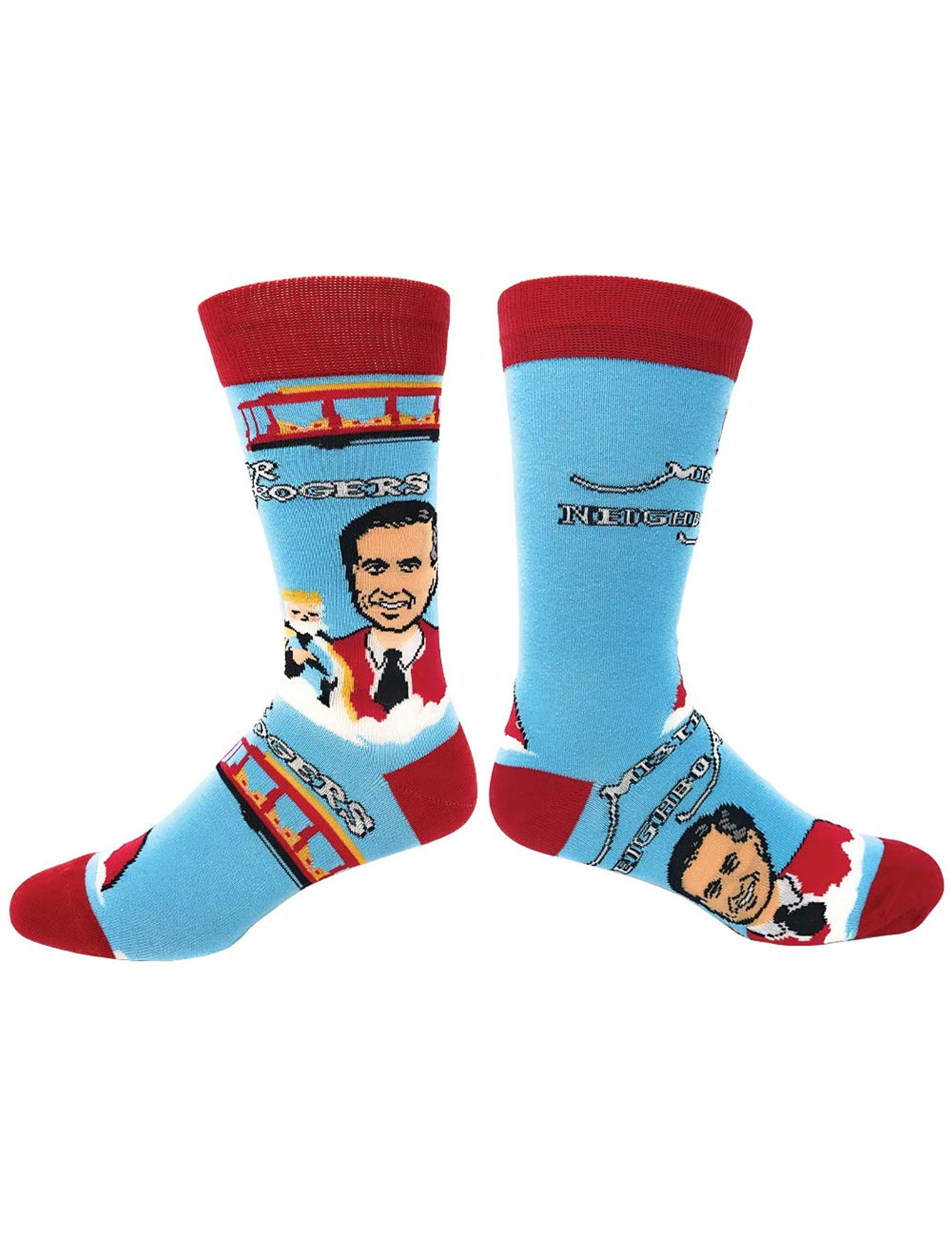 Mister Rogers Neighborhood Good Day Women's Crew Socks | One Size