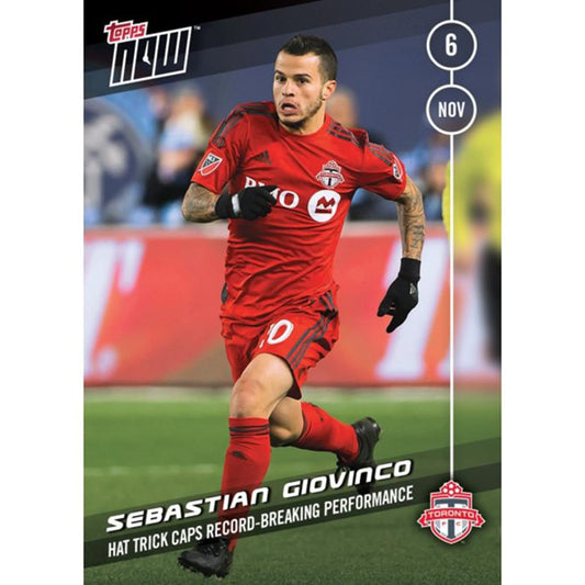 MLS Toronto FC Sebastian Giovinco #50 Topps NOW Trading Card