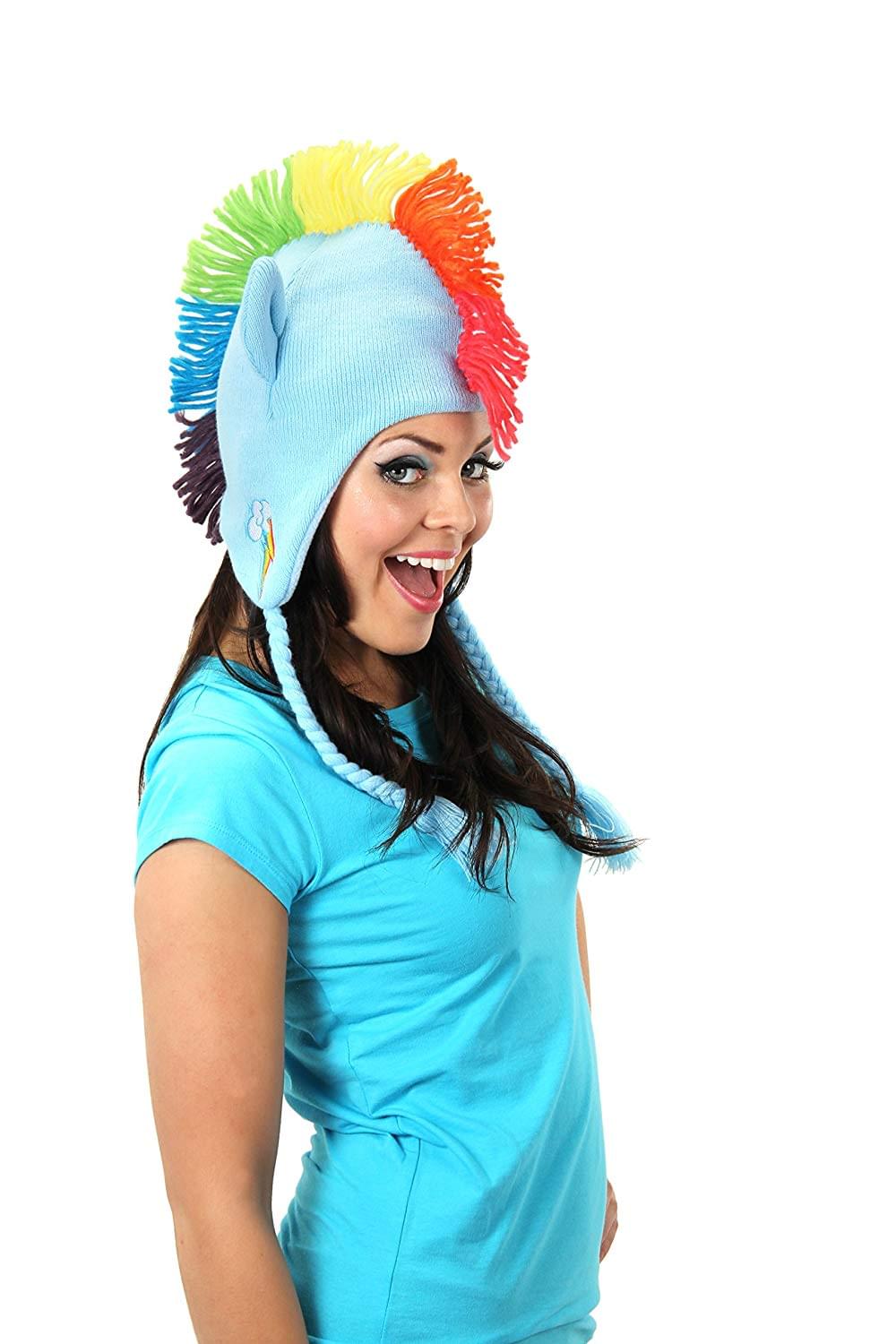 My Little Pony Rainbow Dash Knit Laplander Hat