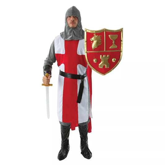 Knight Crusader Adult Costume | One Size