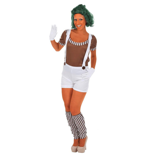 Chocolate Worker/Oompa Loompa Women's Costume - Large