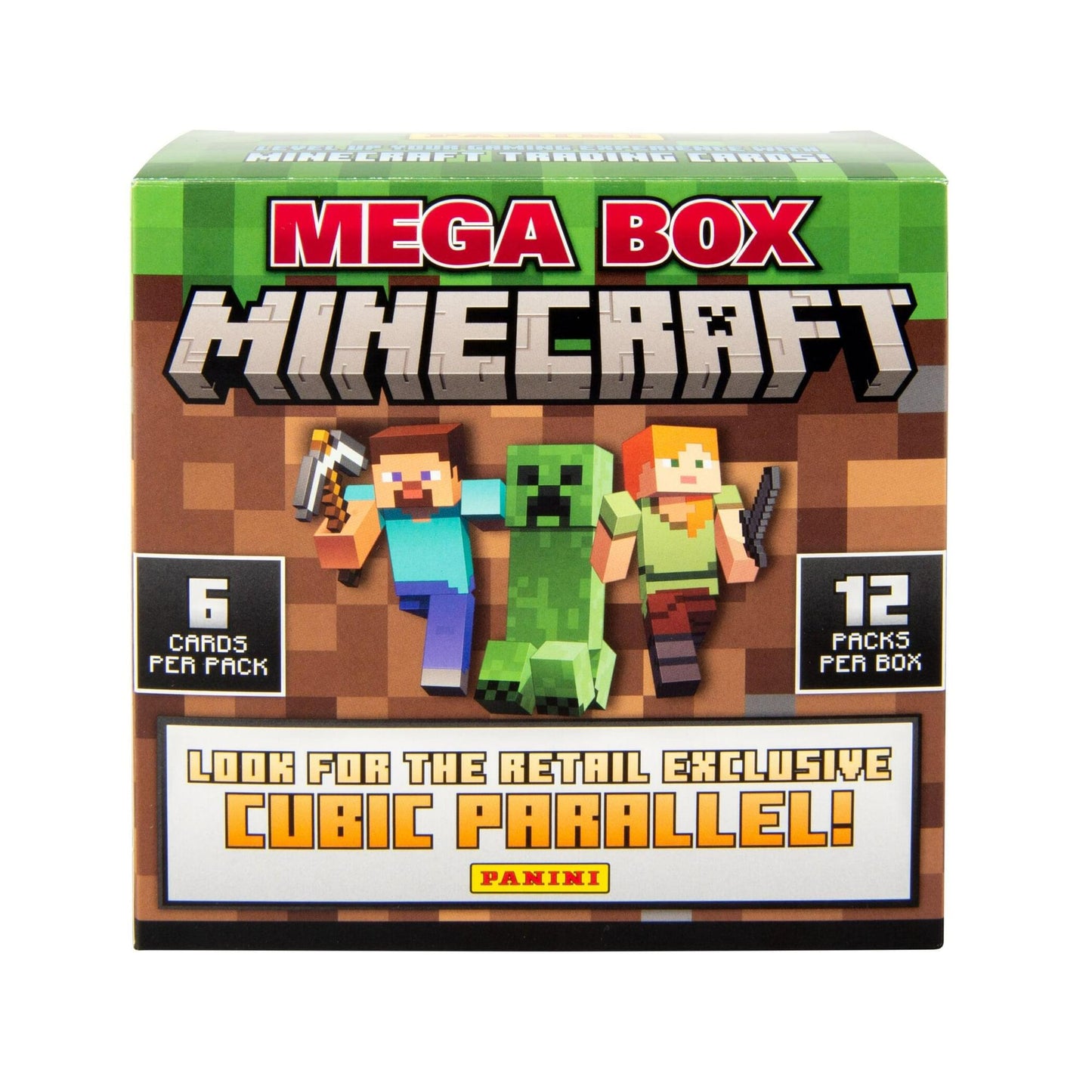 Minecraft 2024 Panini Mega Box | 12 Packs