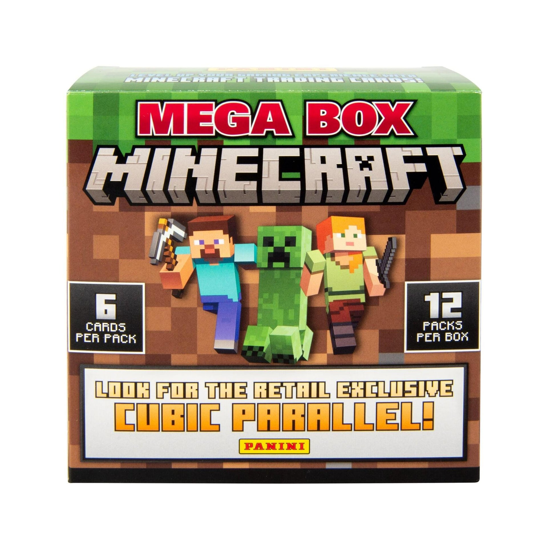Minecraft 2024 Panini Mega Box | 12 Packs