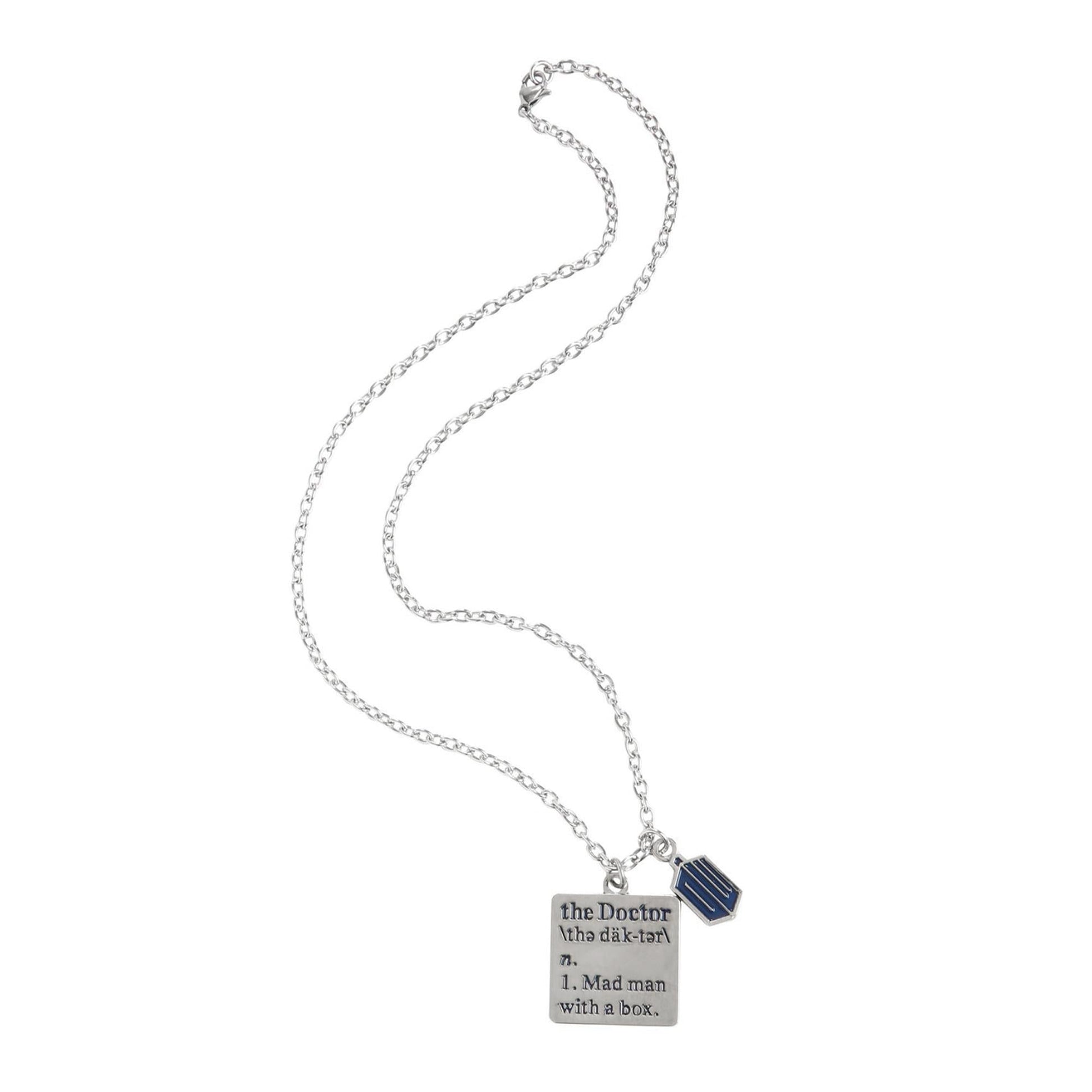 Doctor Who "Mad Man With A Box" Pendant Necklace