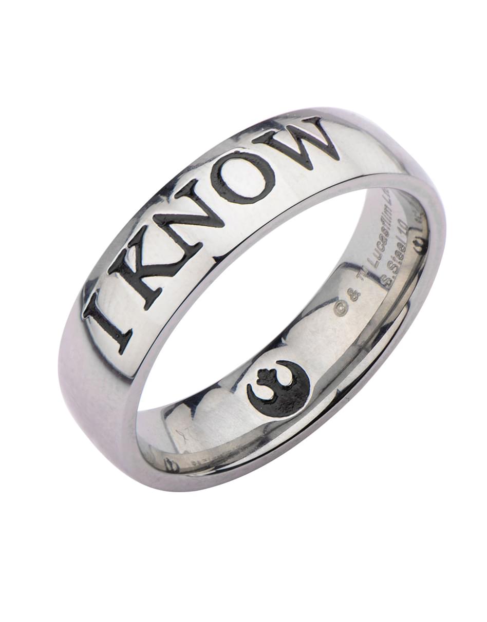 Star Wars I Know Stainless Steel Ring | Size 11