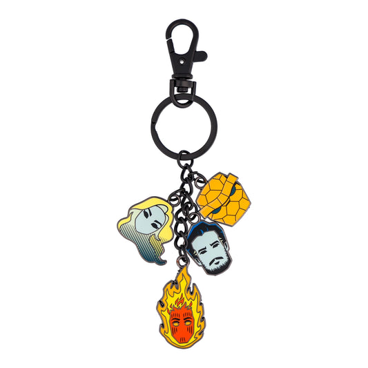 Marvel Studios The Fantastic Four: First Steps Character Charms Keychain