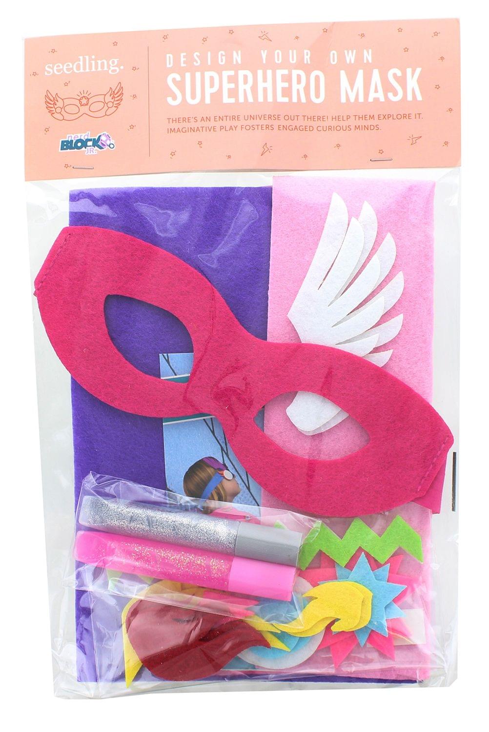 Design Your Own Superhero Mask Kit - Pink