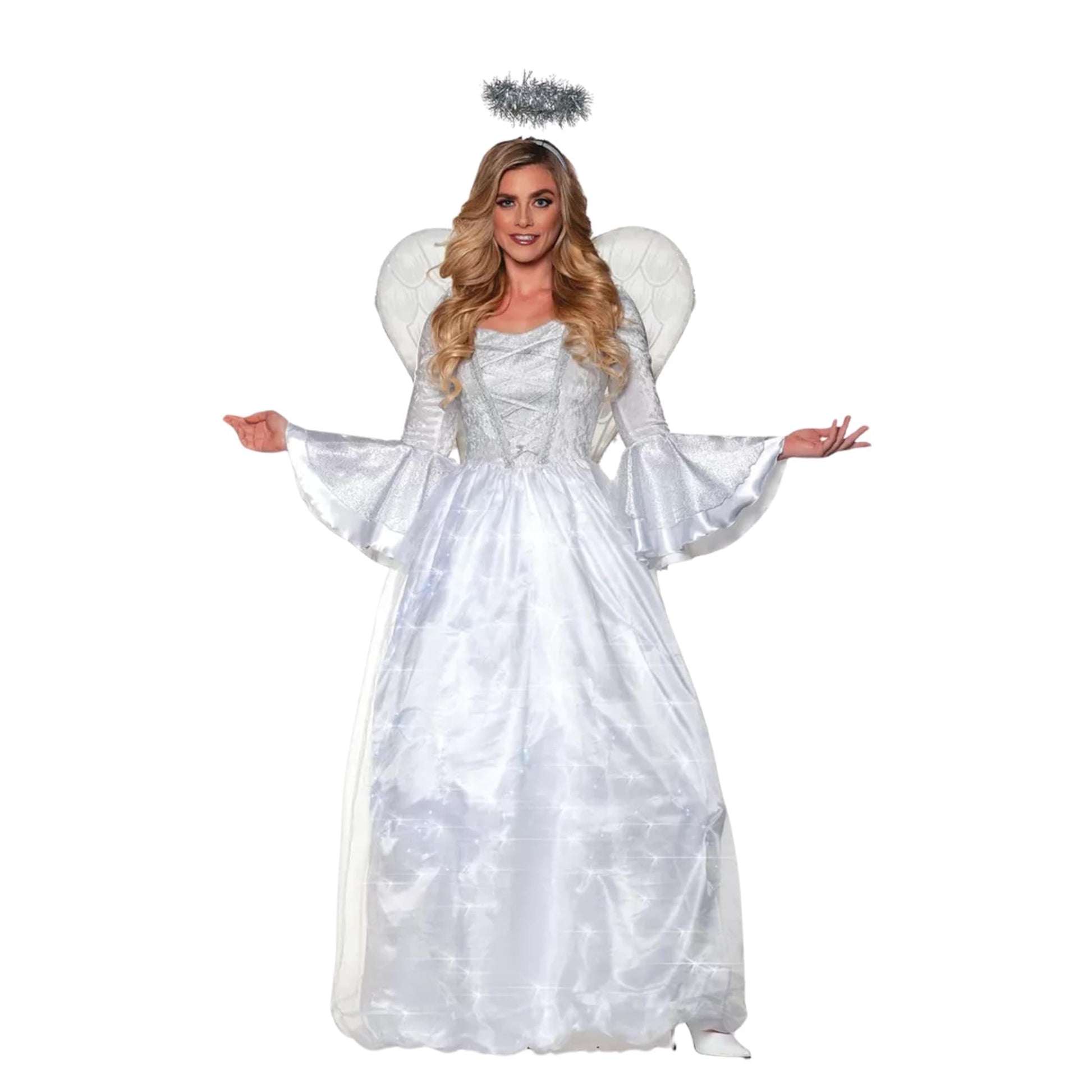 Heavenly Angel Adult Light Up Costume | Medium