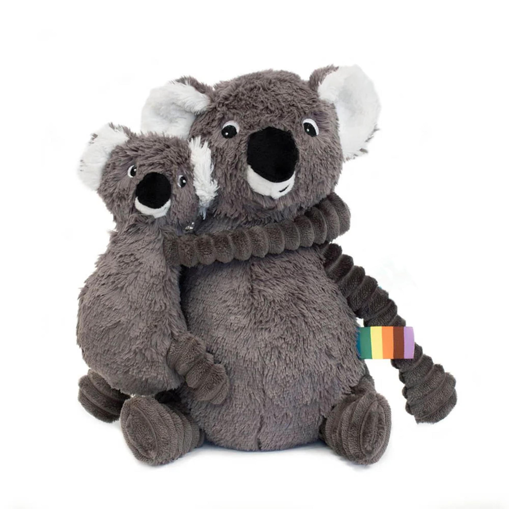 Les Deglingos Ptipotos Trankilou the Koala Plush | Grey