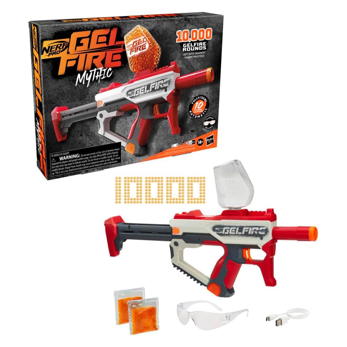 Nerf Pro Gel Fire Mythic Full Auto Blaster