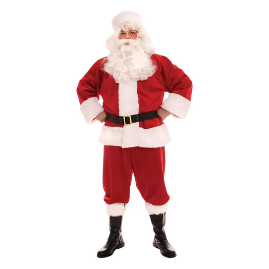Plush Santa Adult Costume | XX-Large