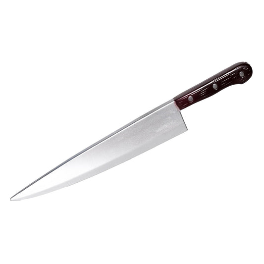 Butcher Knife Brown Handle 18 Inch Foam Adult Costume Accessory