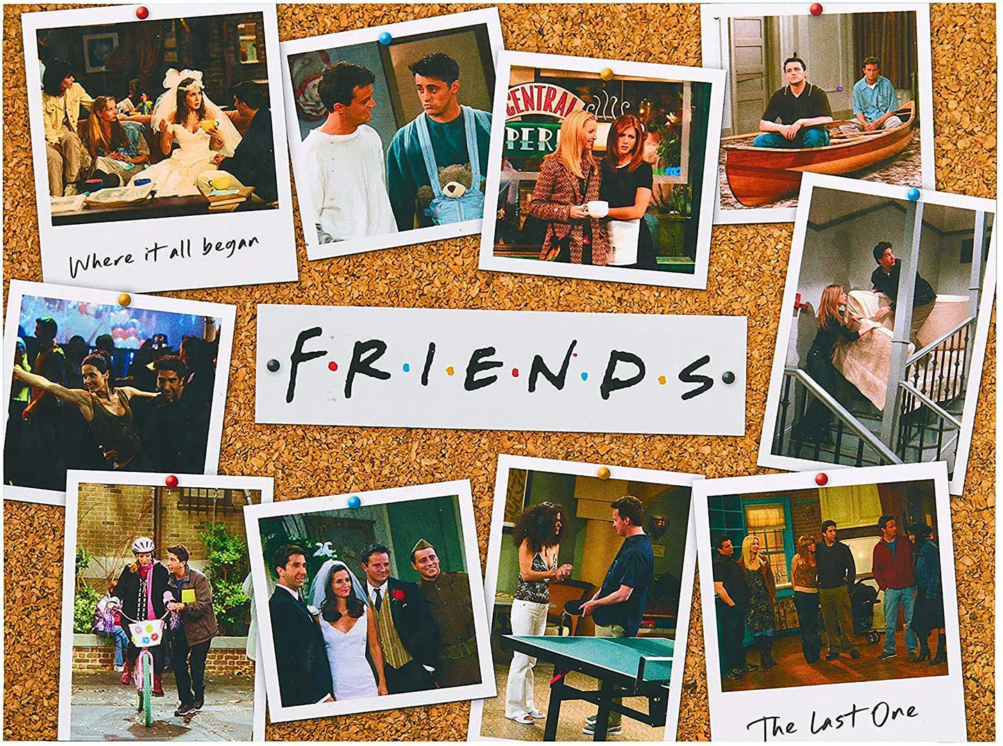 Friends TV Show Collage 1000 Piece Jigsaw Puzzle