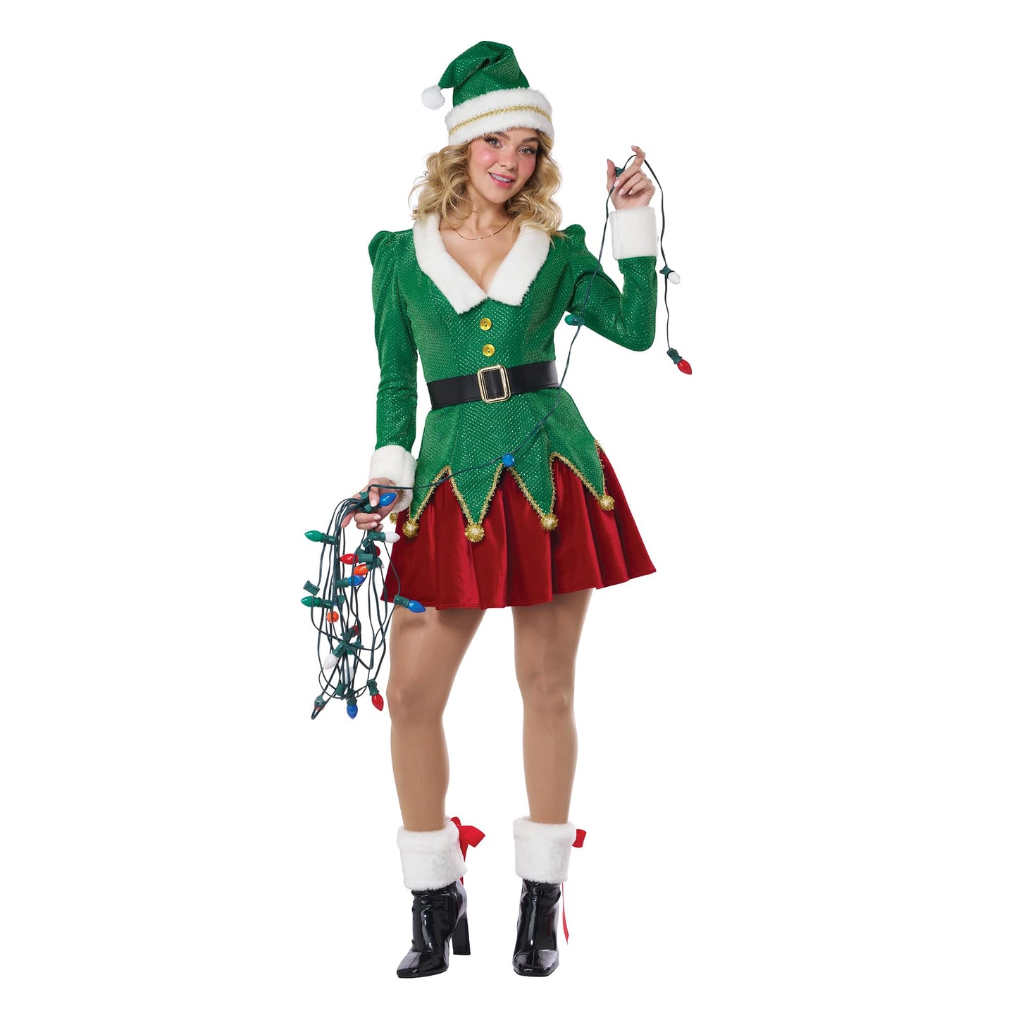 Very Merry Elf Adult Costume | XL