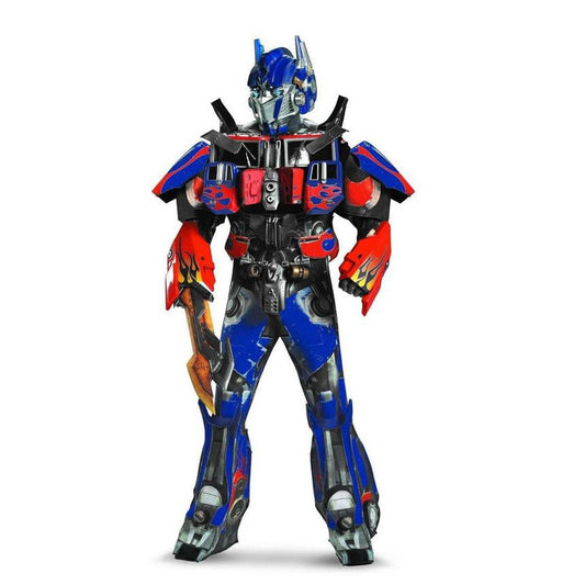 Transformers Optimus Prime Theatrical Costume w/Vacuform Helmet & Light Up Eyes Adult X-Large 42-46