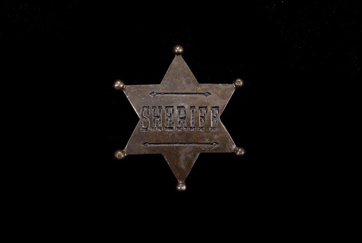 Sheriff Star Badge Costume Accessory One Size